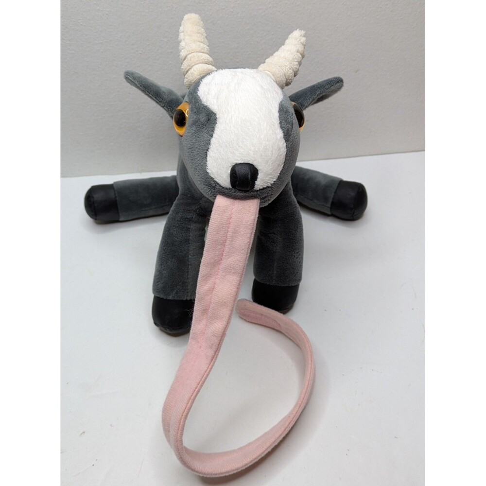 Official Goat Simulator Goat Plush Stuffed Animal XL Long Tongue Game Merch
